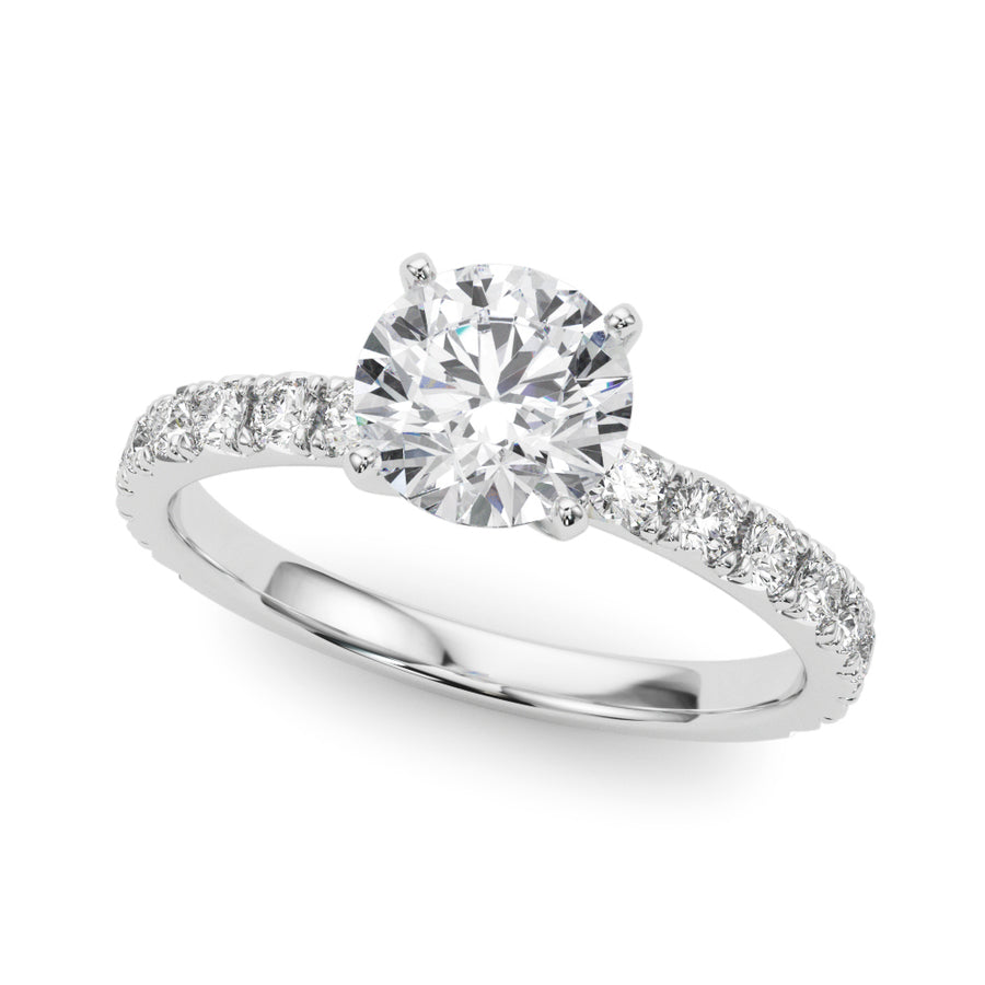 Engagement Rings/Single Row/Prong Set