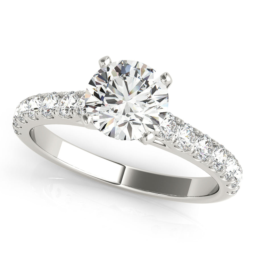 Engagement Rings/Single Row/Prong Set