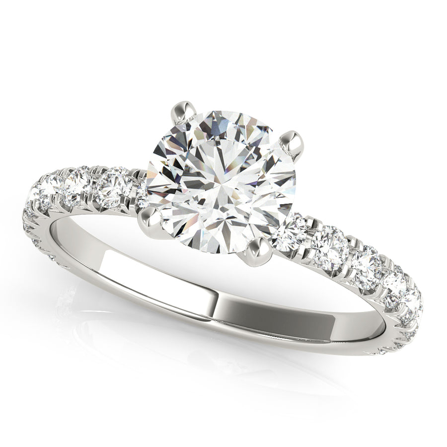 Engagement Rings/Single Row/Prong Set