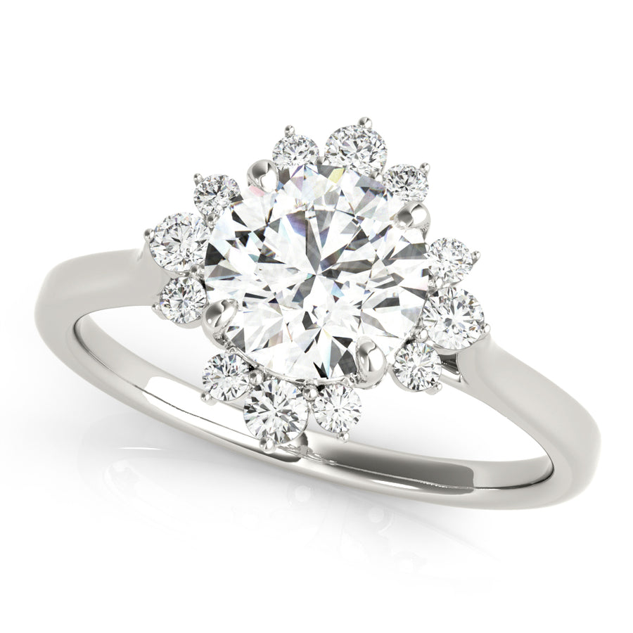 Engagement Rings/Contemporary,Engagement Rings/Halo/Round