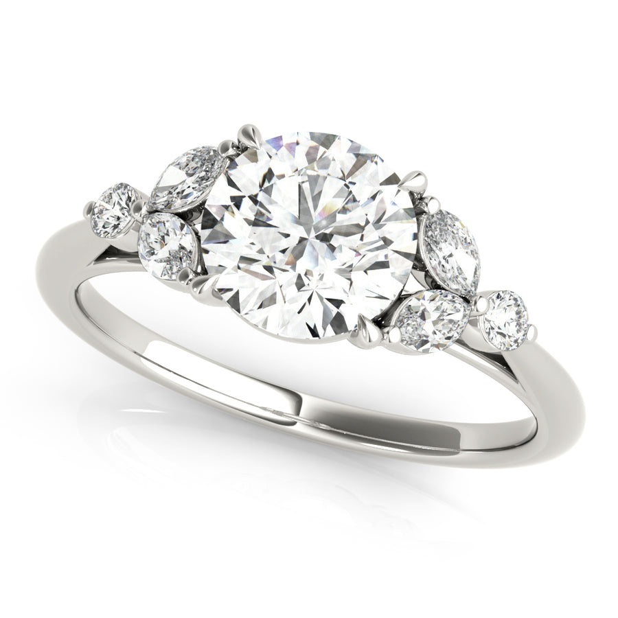 Engagement Rings/Fancy Shape Melee/Marquise,Engagement Rings/Contemporary